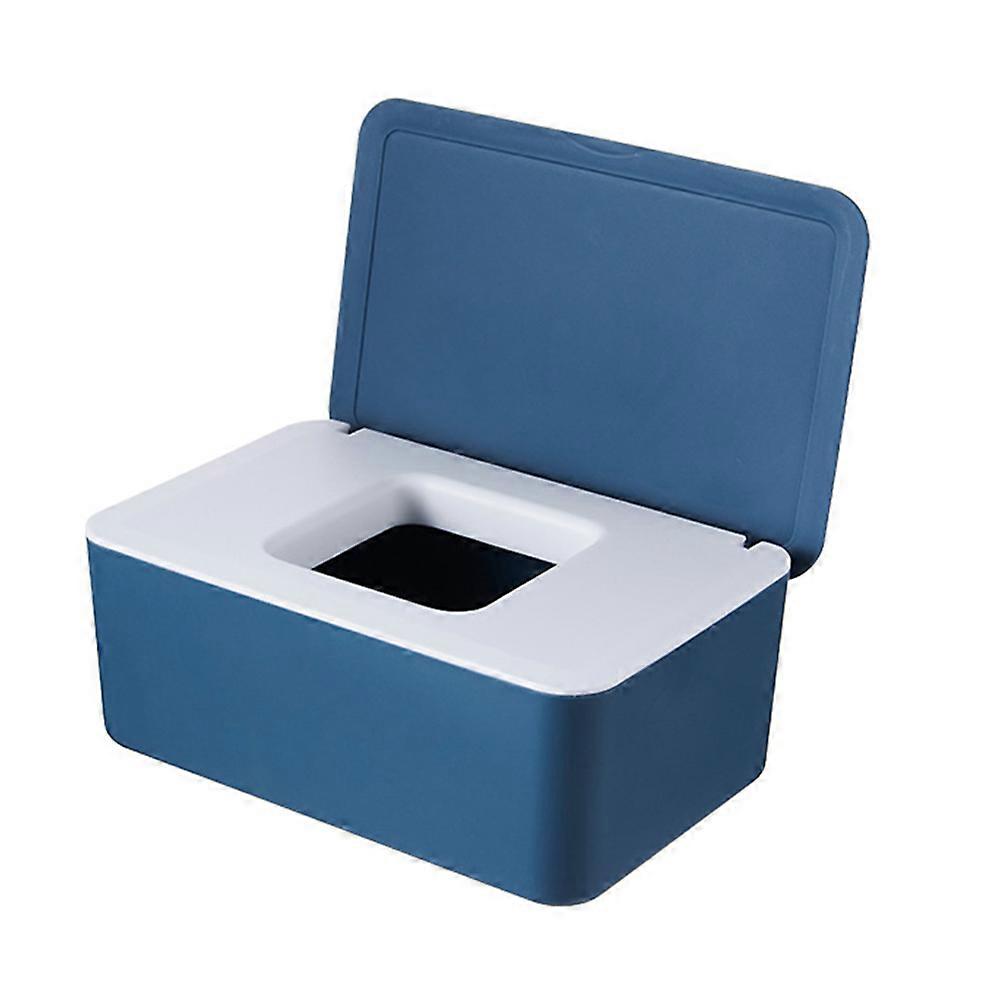 Multifunctional Dustproof Tissue Storage Box Case Wet Wipes Dispenser Holder with Lid for Face Cover