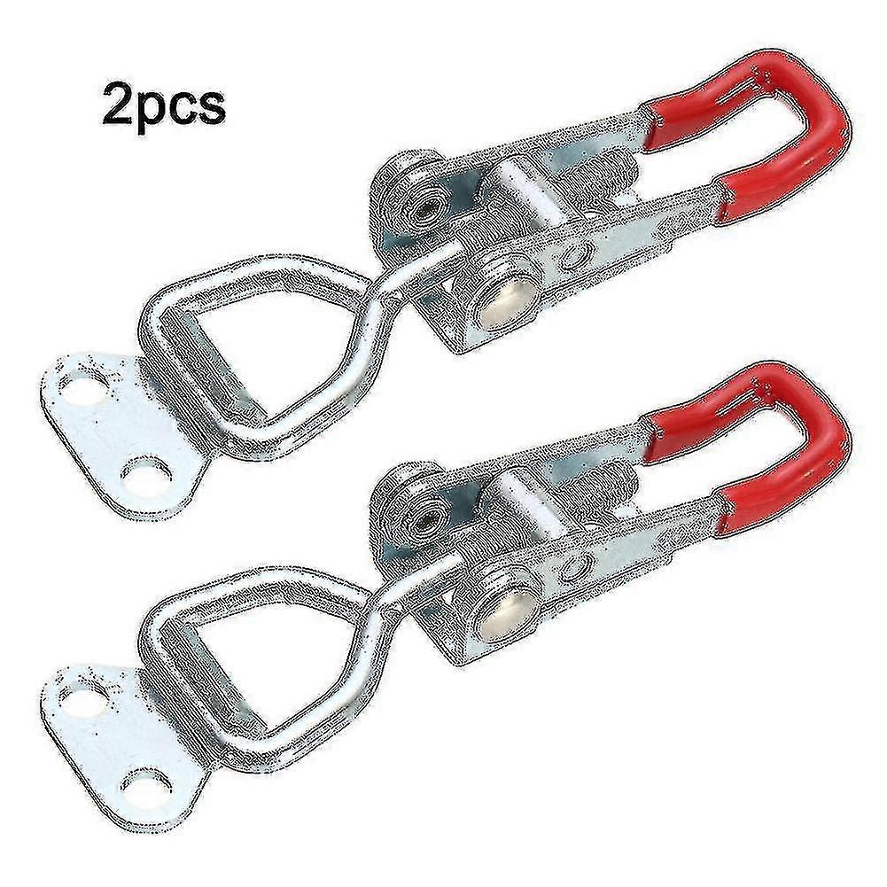 Hand Tool Toggle Clamp Antislip Red Horizontal Door Bolts Type Quick Clamp Quick Release Tool
