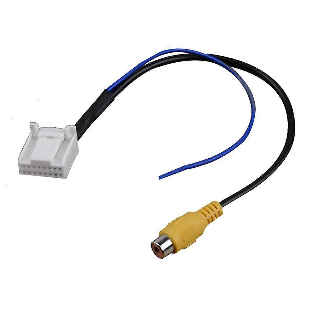 16 Pin Car Reverse Rearview Parking Backup Camera Video Extension Navigation DVD Adapter Cable Plug