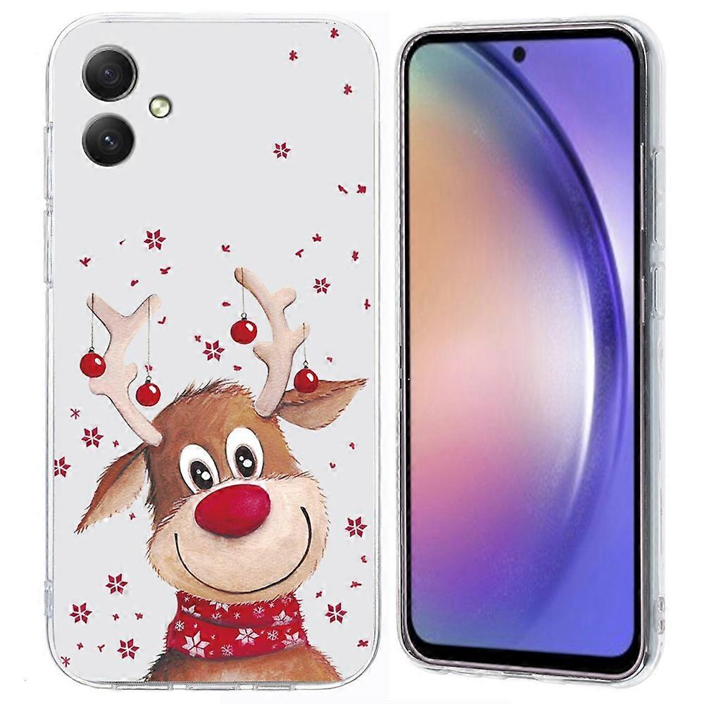For Samsung Galaxy A06 Case Christmas Pattern Print Soft TPU Phone Protector - Deer