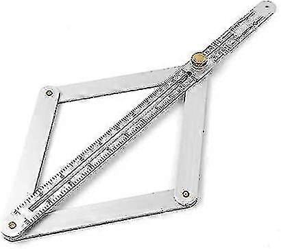 Aluminum Alloy Miter Angle Measuring Ruler, Angle Goniometer, Woodworking Multi-angle Measuring Tool