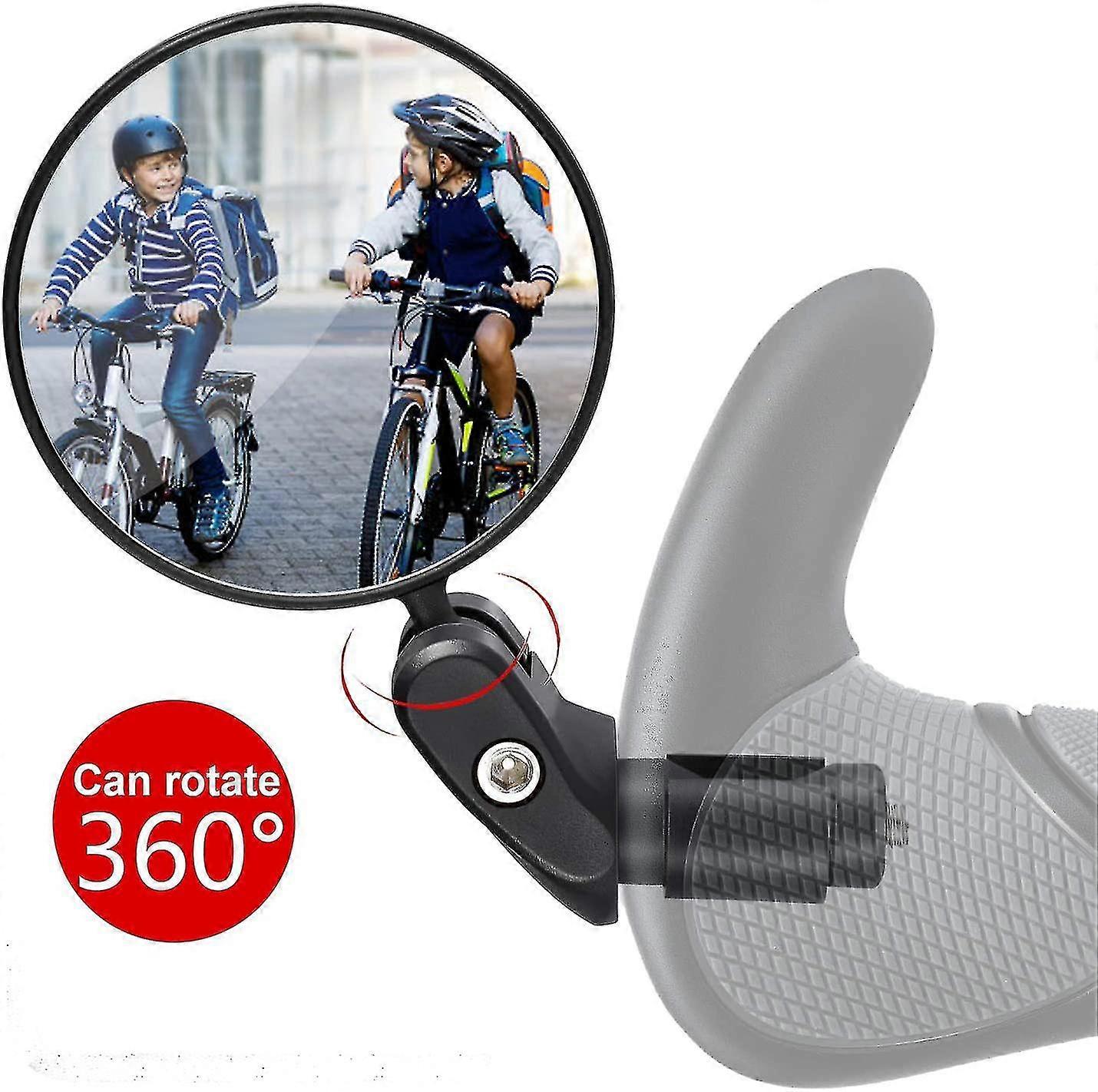 Bicycle Rear View Mirror,1 Universally Adjustable 360 Bicycle Mirror