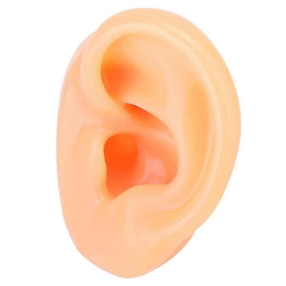 Soft Silicone Simulation Left Human Ear Model Ear Display Teaching Aid Model Complexion