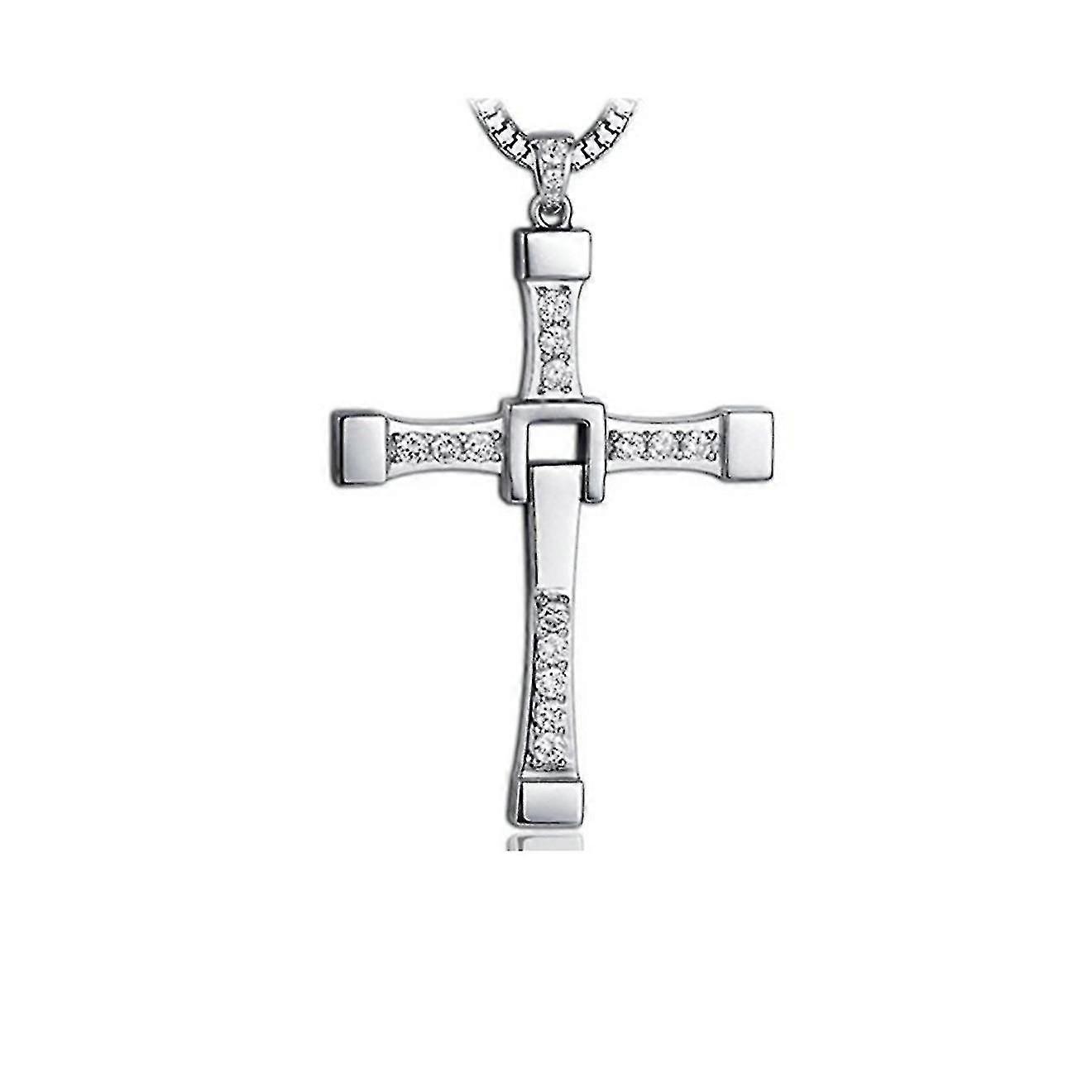 The Fast And The Furious Dominic Torettos Cross Pendant Chain Necklace