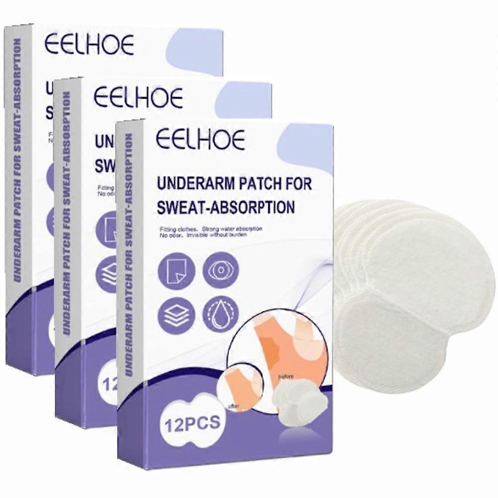 12-36x Jetable Aisselles Anti-transpirant Autocollants Aisselles Coussinets De Transpiration Pied Déodorant Patch