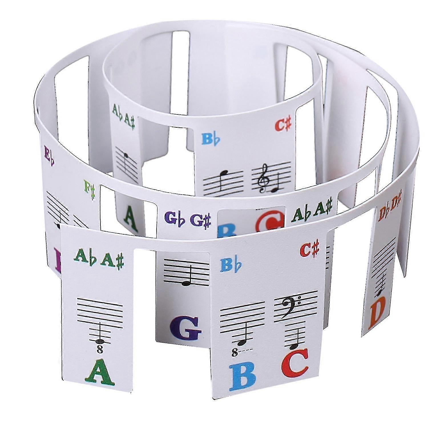 Piano Keyboard Stickers /electric Piano 61 Keys Stave Notation Note Strip Label For Beginners Stude