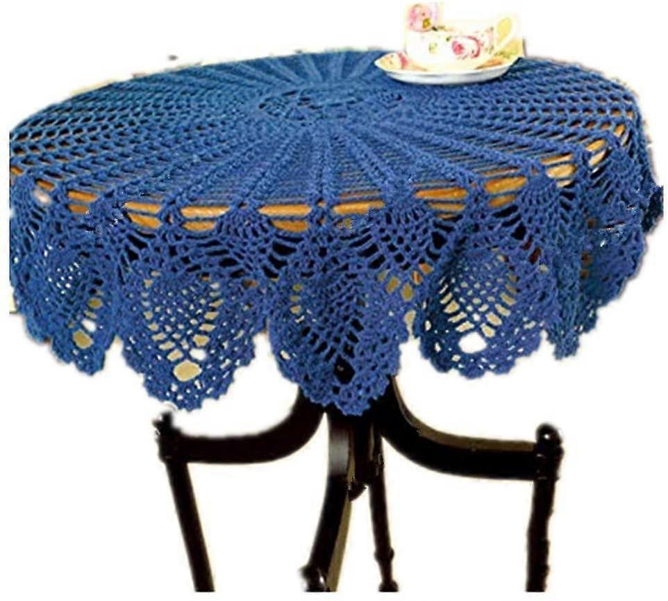 Retro Obrus Okrągły Koronkowy Ręcznie Szydełkowy Szydełkowy Obrus Bawełniany / Pokrowiec 65-70 cm 65-70 cm Okrągły Beżowy