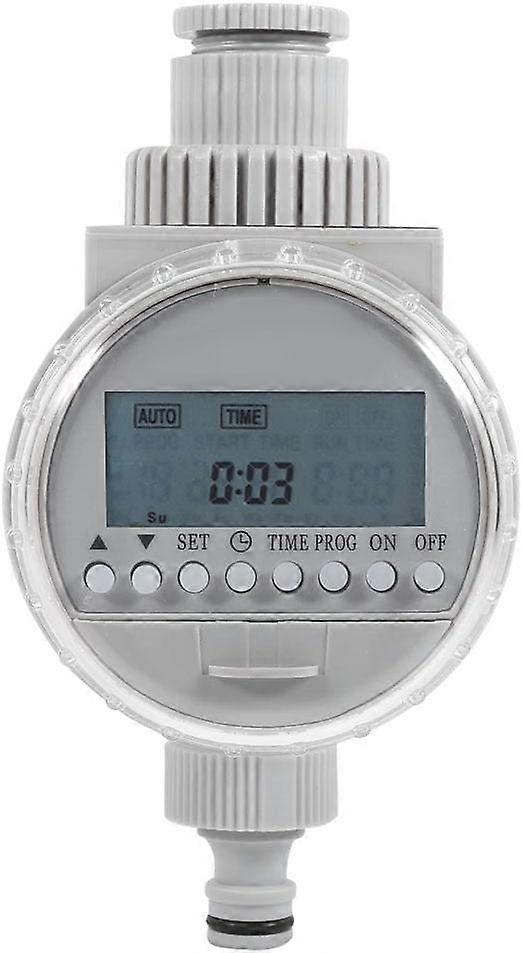 Slimme bewateringscontroller, automatische timer op zonne-energie Bewateringsplanner met digitaal display digitaal scherm voor tuingazonkasgras