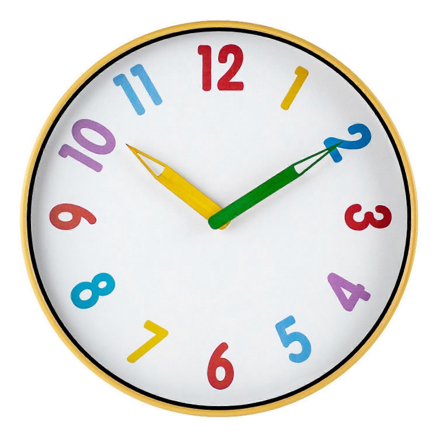 Colored wall clock
