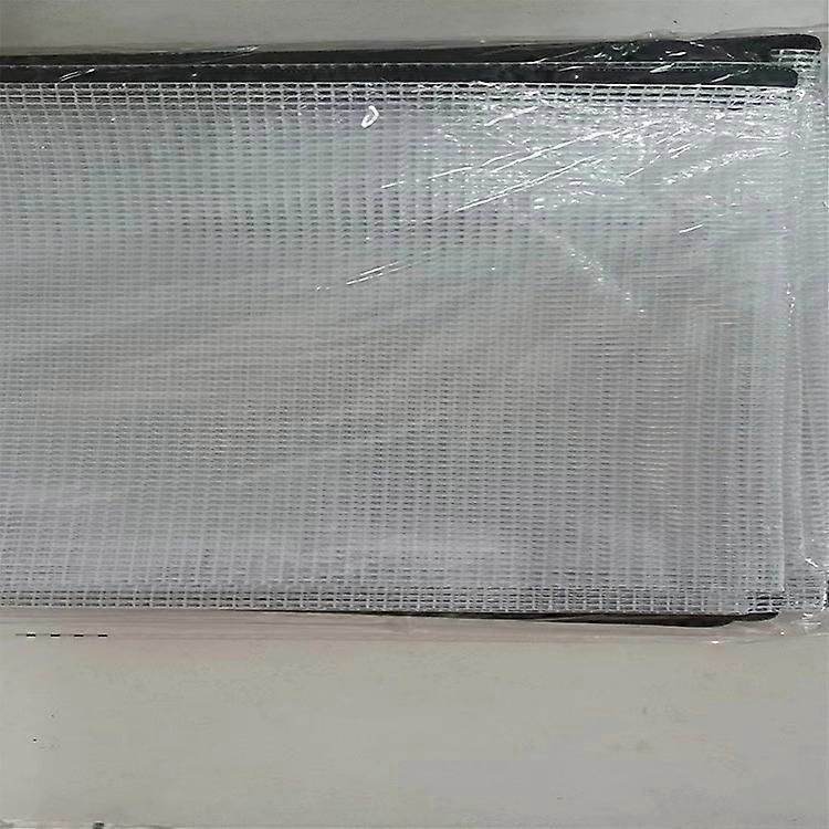 6 Pack Mesh Zipper Pouch Document Bag Waterproof Zip File Folders for School Office Supplies Travel Storage Bags (White)