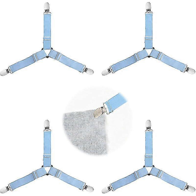 4pcs Adjustable Sheet Fastener Sheet Holder Adjustable Sheet Clip Sheet Fastener Tensioner Fit