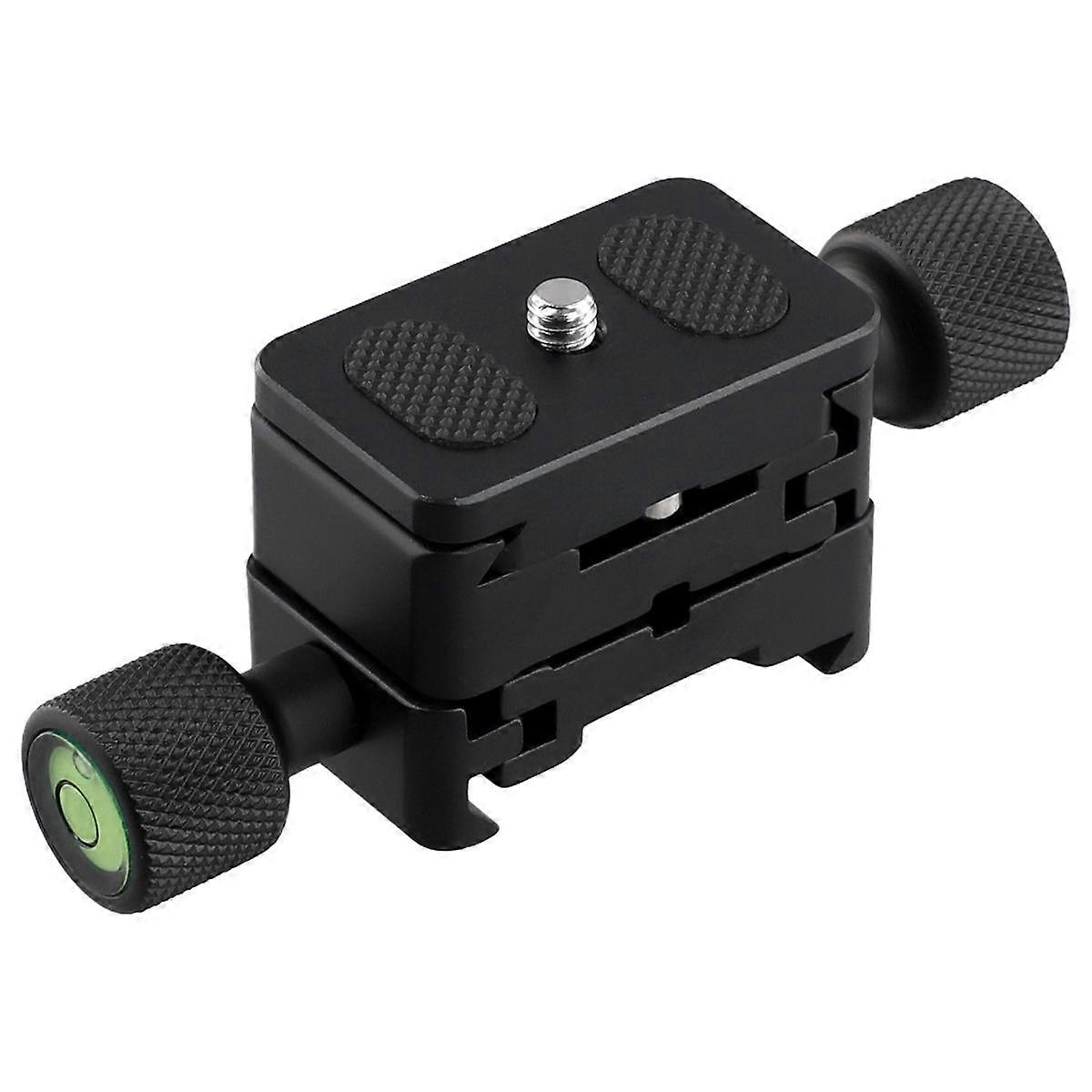 Double-Sided Mobile Base with Quick Release Plate Double Camera Mount for Telephoto Lenses Panorami