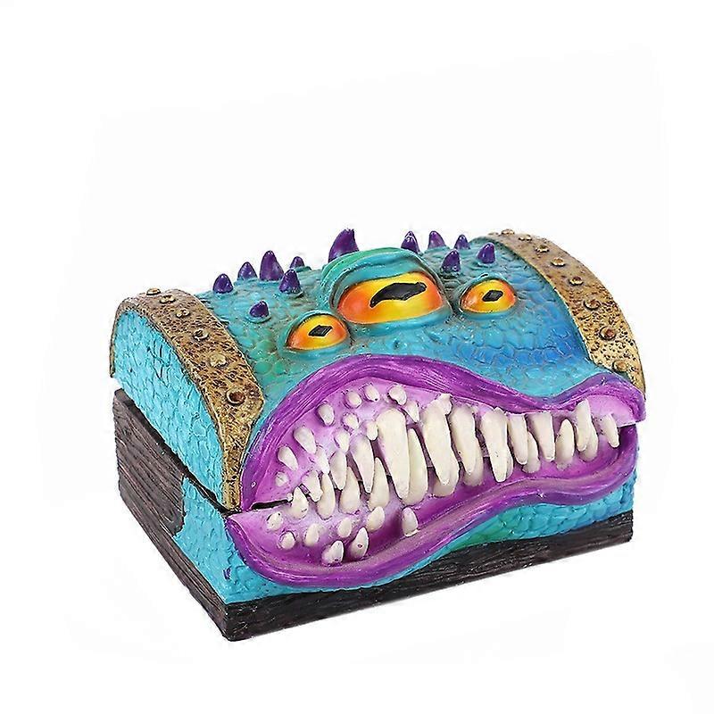 Mimic Chest DND RPG Dice Box Fit Polyhedral Dice D&amp;D Roleplaying Tabletop Gaming Pathfinder Home Decoration
