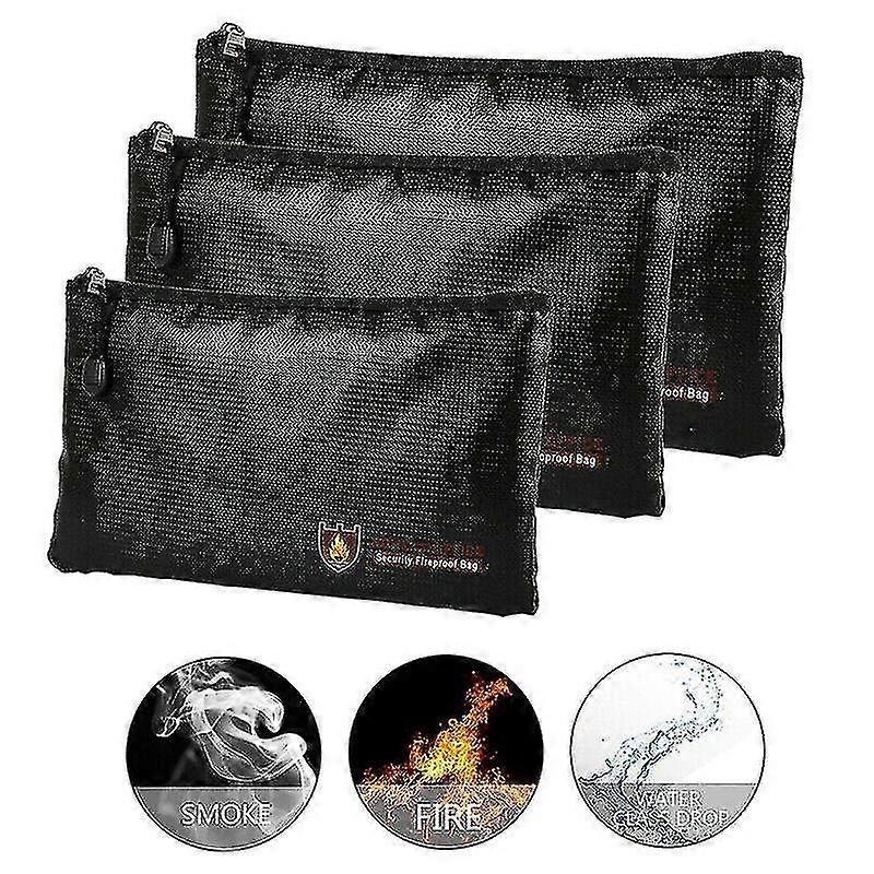 Fireproof Document Bag Money Box Fireproof Fireproof Waterproof 27 * 17 Cm