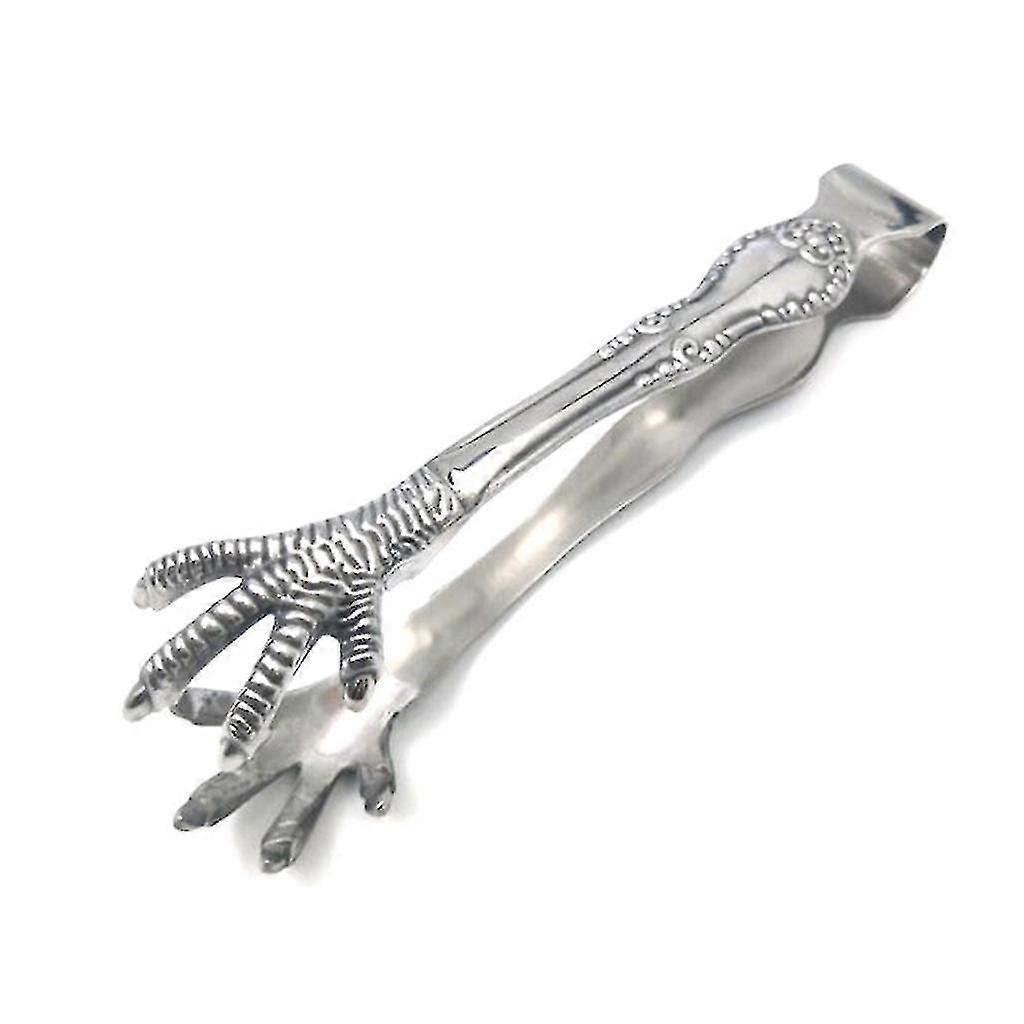 Stainless Steel Ice Tongs Claw Shape Sugar Tongs for Cocktail Whiskey Teas