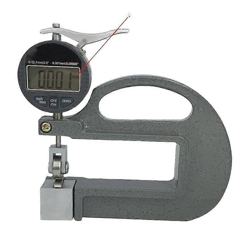 High Accuracy Digital Continuous Thickness Gauge 0-12.7mm 0.001mm,100mm