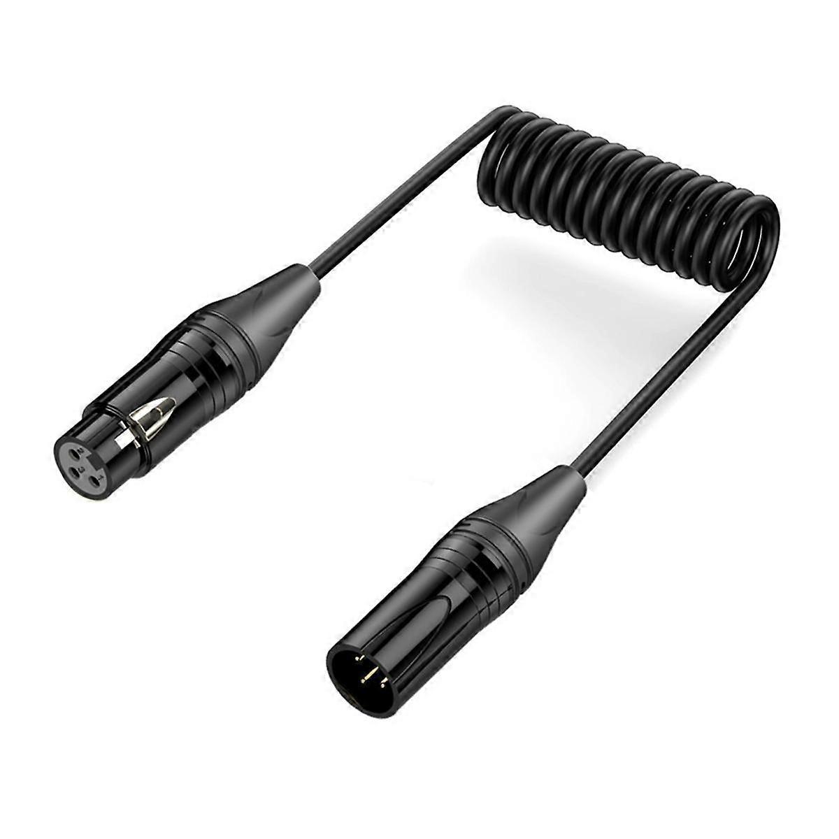 XLR Cable XLR 3Pin Male to Female Mic Cable Audio Adapter Cord for Microphone Mixer Speaker Amplif