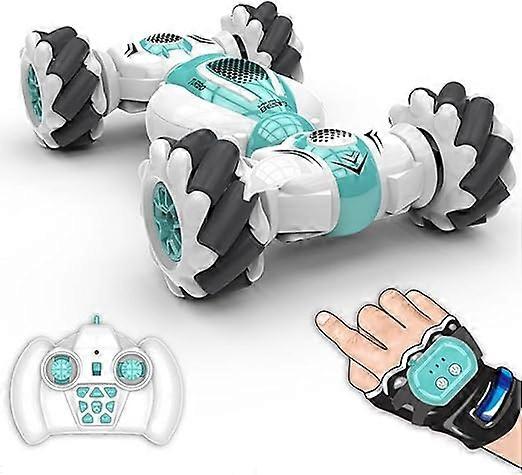 Remote Control Car Toy 360 Rotation Transforming Gesture Induction Stunt Car Rechargeable Reusable Hand Controlled 4WD Off-Road Drift Car with 220mA B