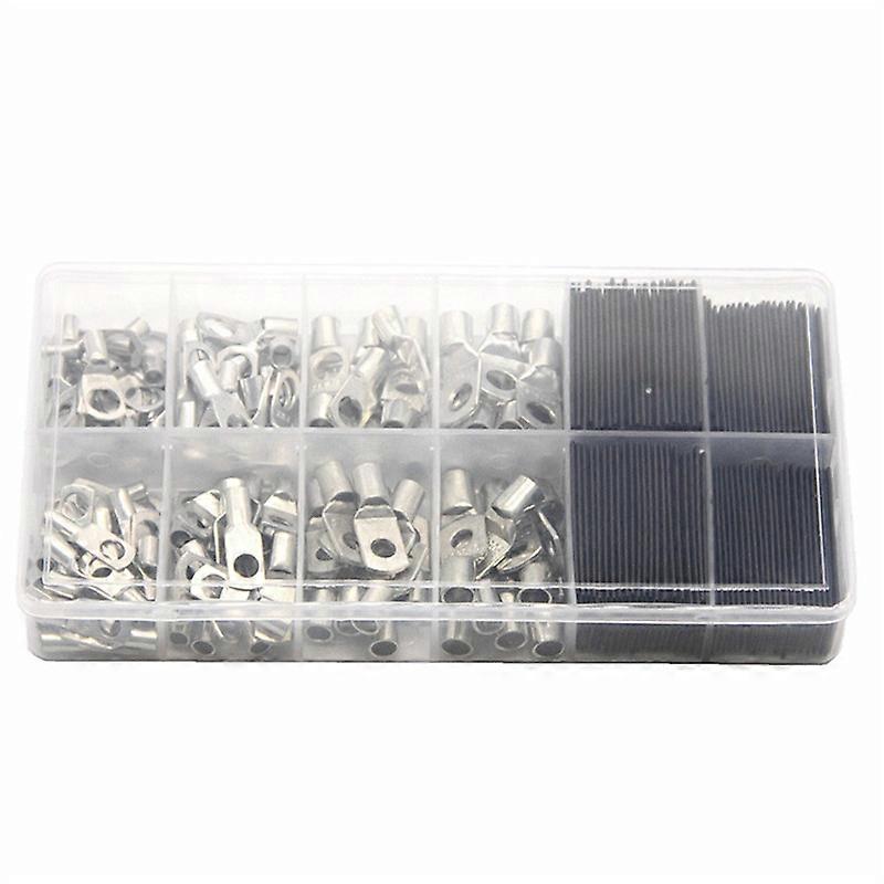 Wire Copper Ring Terminal Lug Kit Tinned Battery Wire Welding Connectors 120X