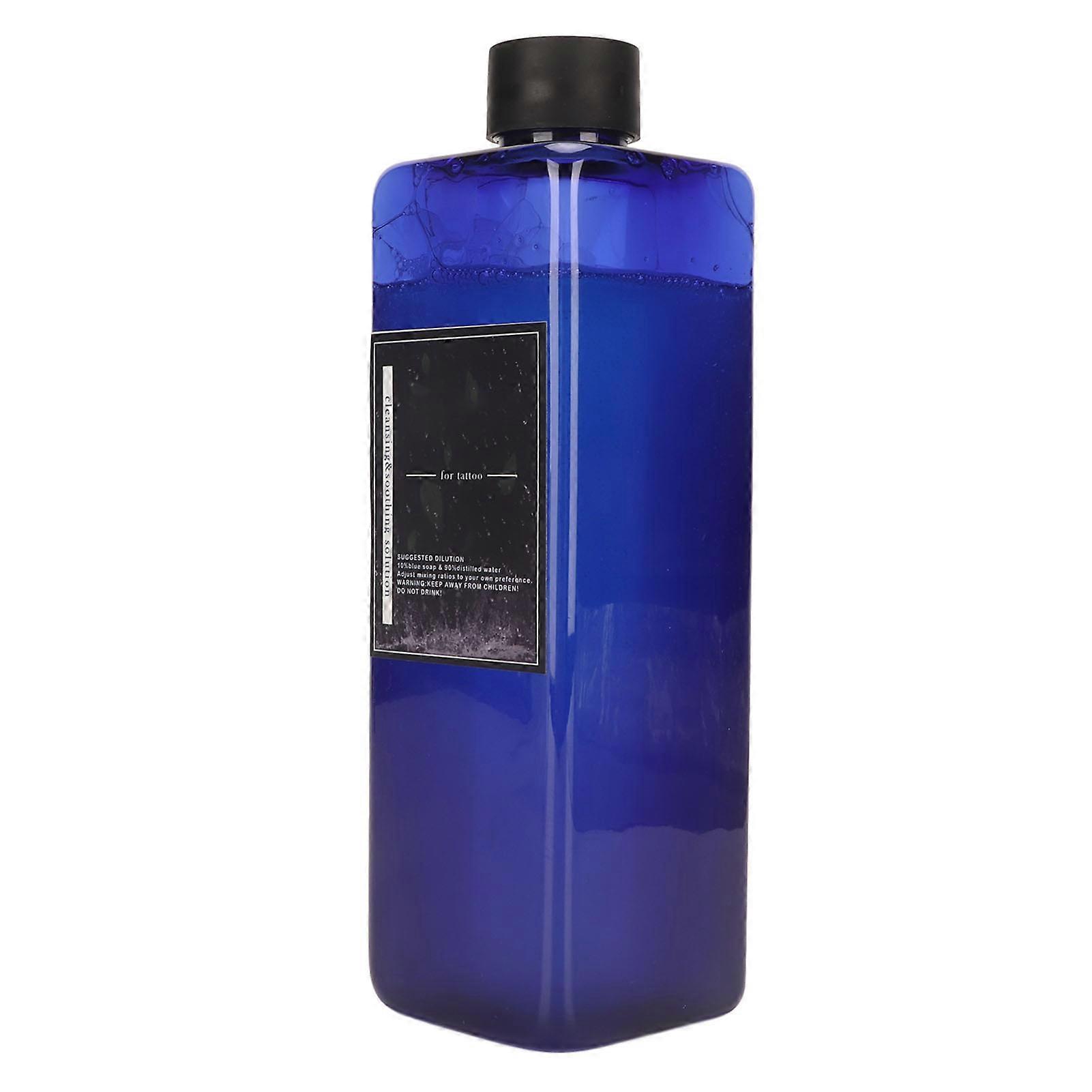 Tattoo Care Cleaning Blue Soap 500ml Professional Gentle Refreshing Solution