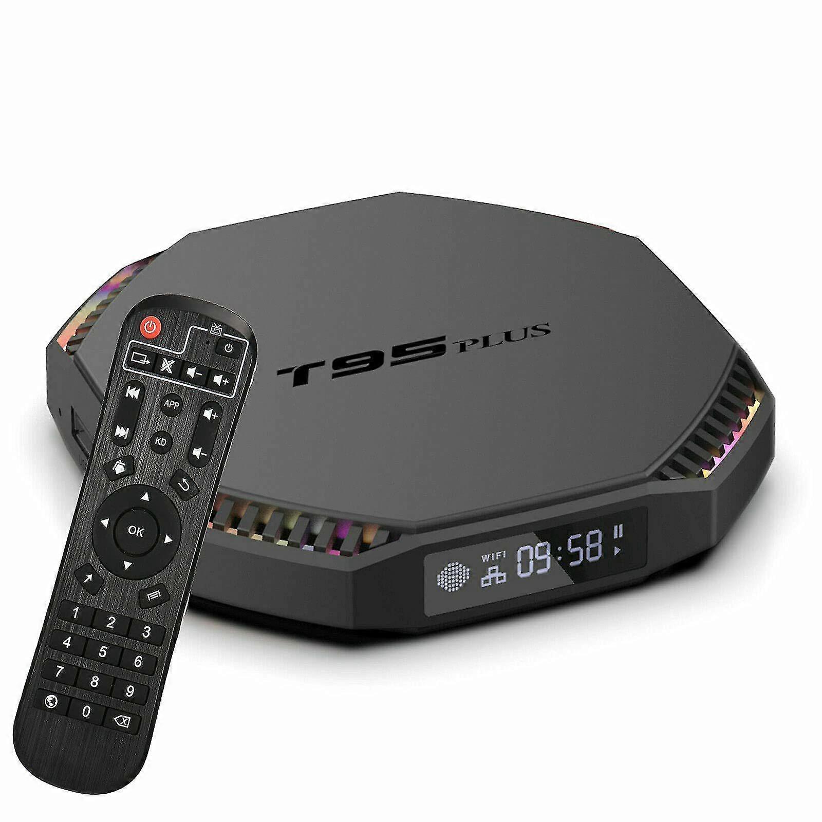 Android TV Box 4GB 32GB RK3566 Quad Core 64-bit Cortex-A55-black