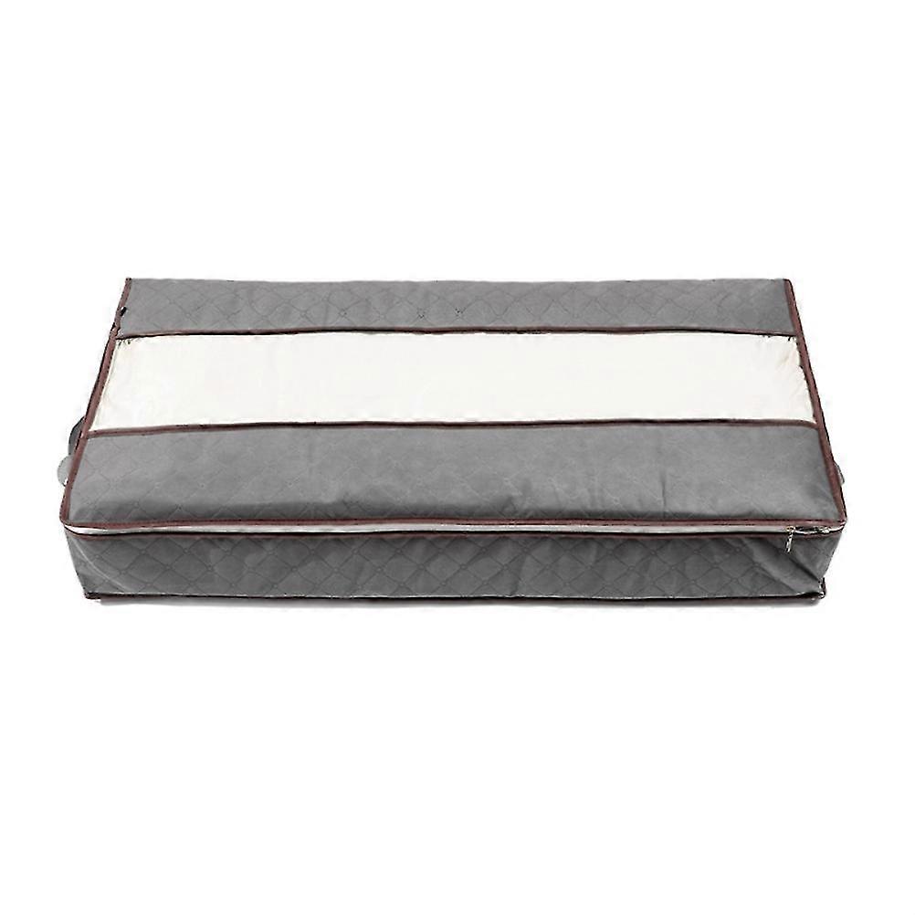 Foldable Underbed Storage Bag with Durable Zipper and Handle - Organiser for Clothes, Blankets, and Cushions