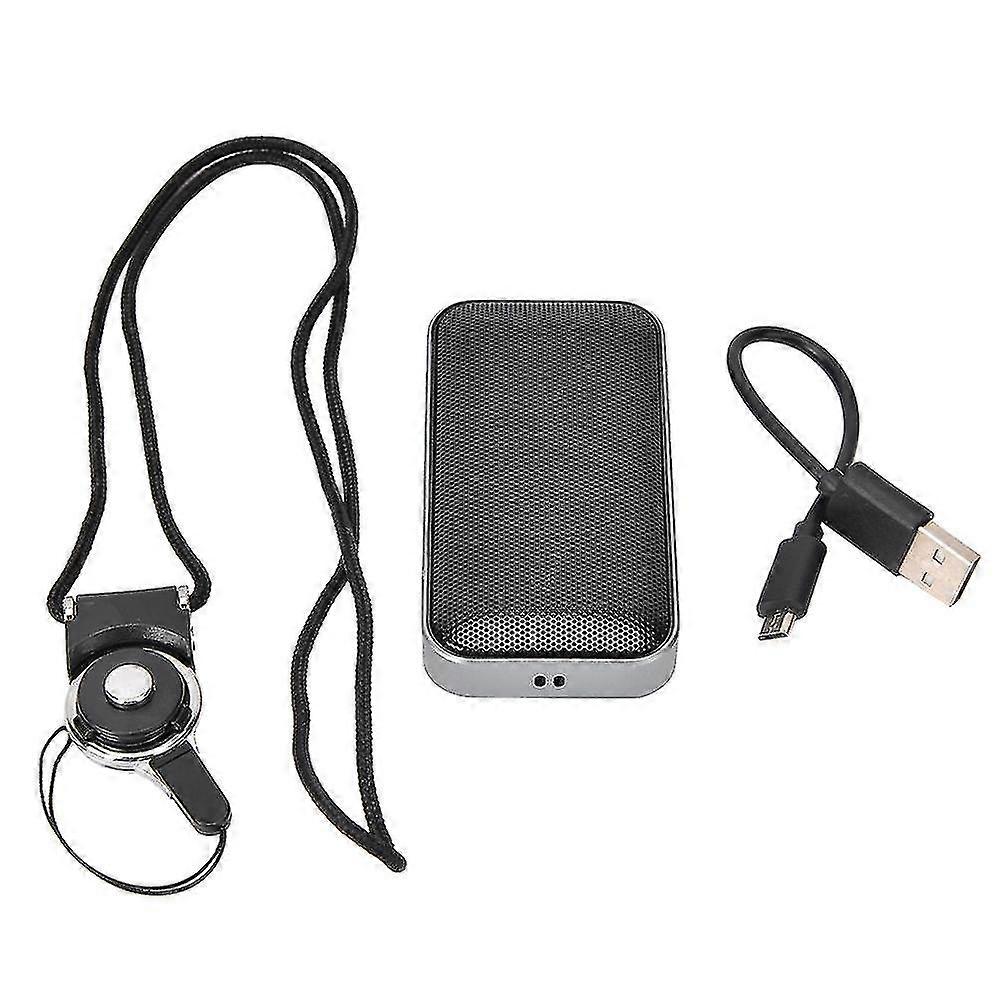 Black AEC Smart Mini Portable Bluetooth Speaker with TF Player and Volume Control