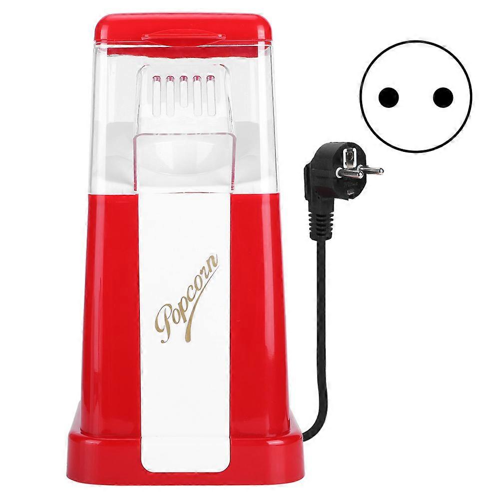 Elektrisk automatisk popcornmaskin mini bärbar popcorntillverkare hushållspopcornare för kök EU-kontakt 220V