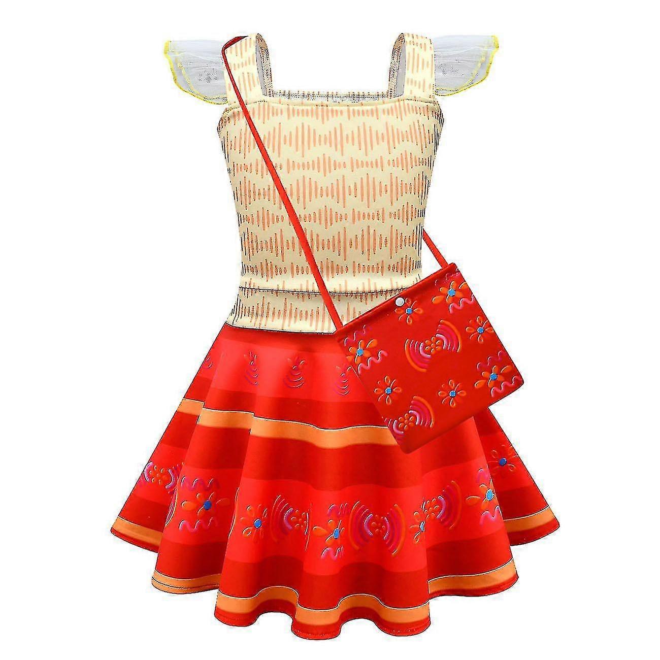 Halloween Dress Encanto Magic Full House Girls Dress Sling Ballet Skirt 80652