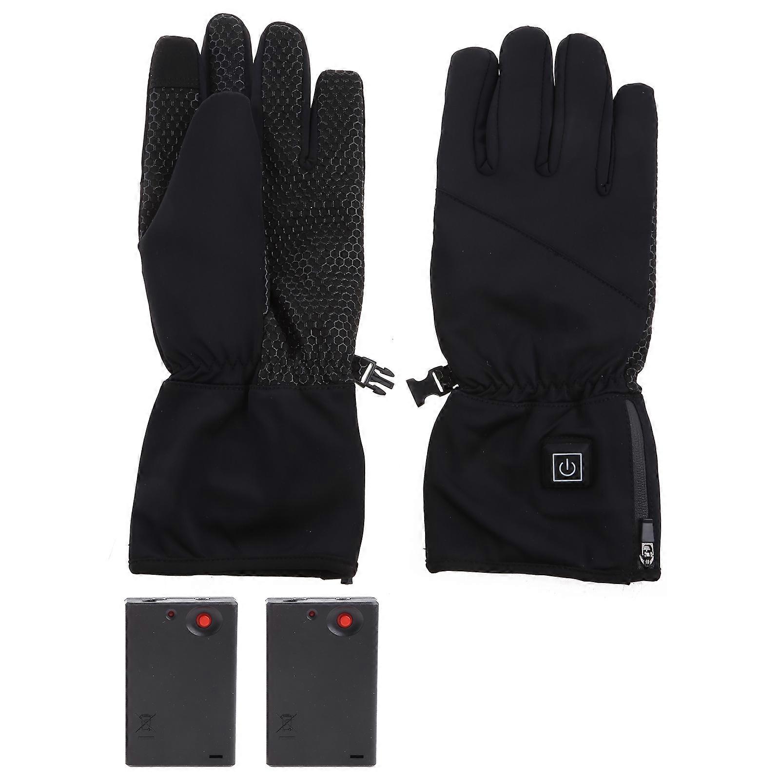 Anti-skid Motorcycle Electric Heating Gloves wtih for Touch Screen Sensor Man Gl