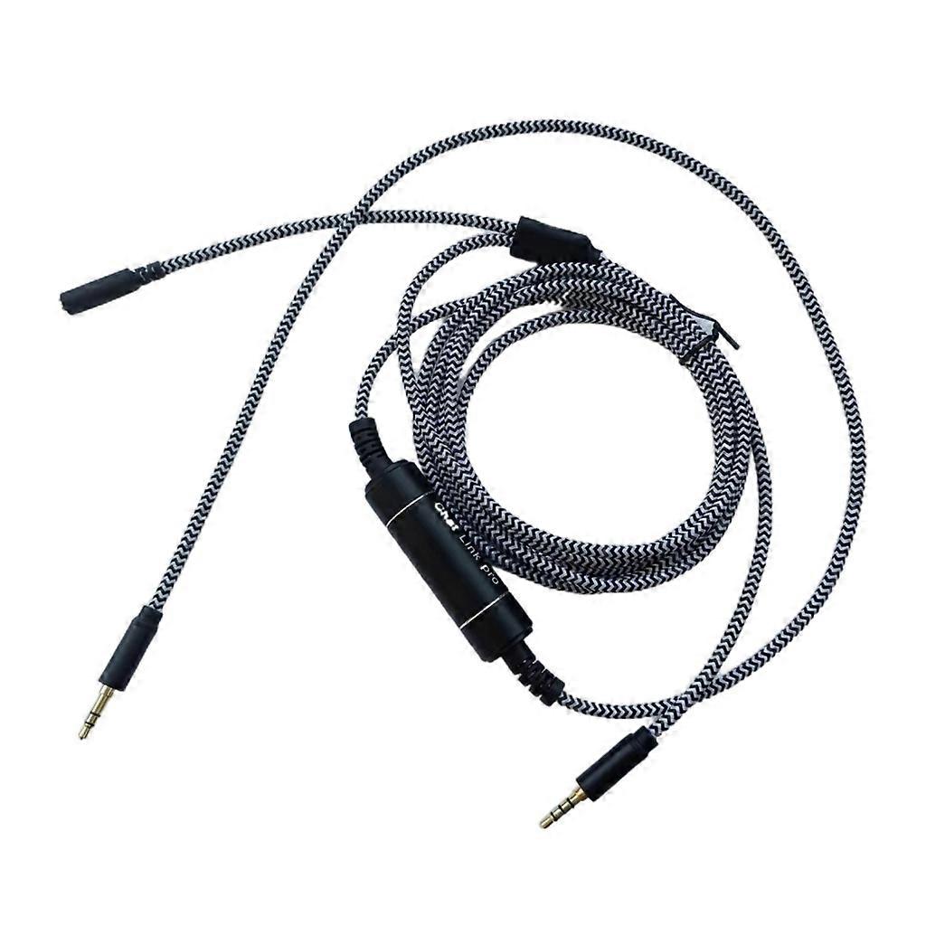 Nylon Braided Chat Link Audio Cable Audio Auxiliary Input Adapter 78.74ft