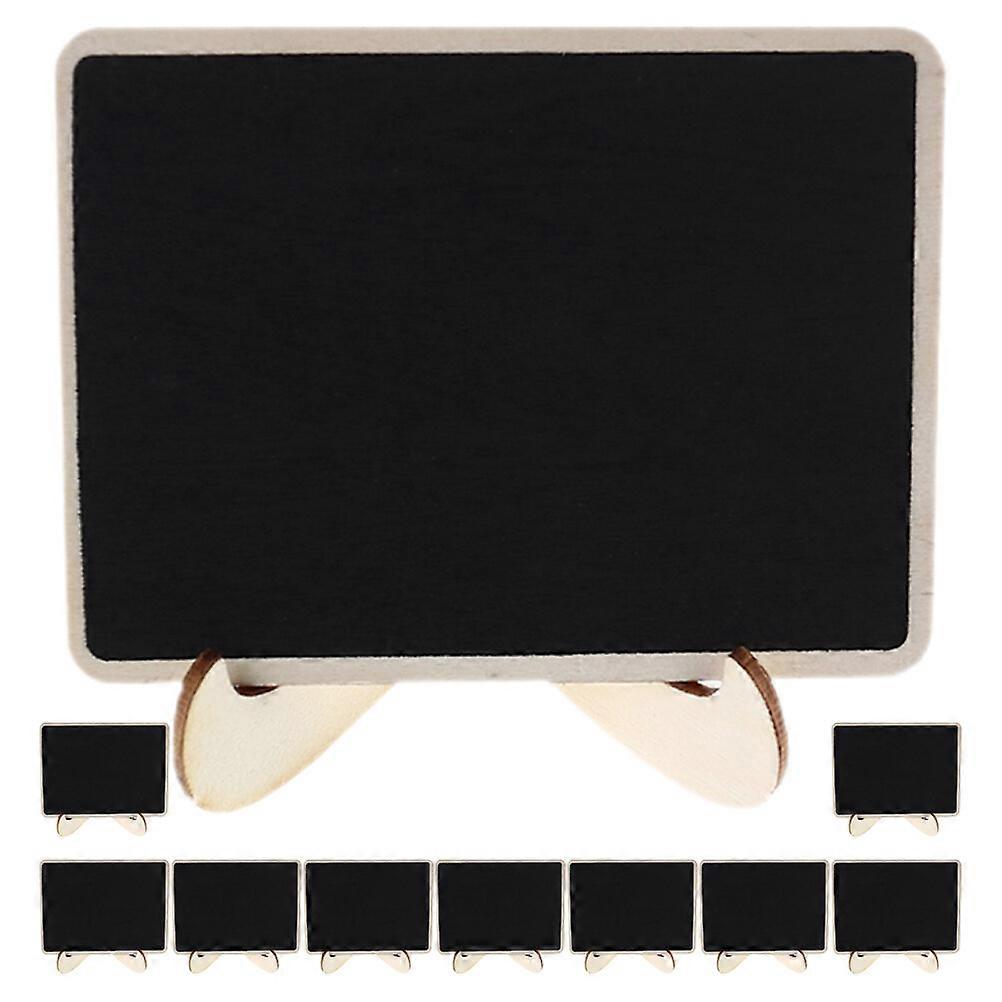 10pcs Message Boards Memo Boards Blackboard with Support Desktop Message Boards