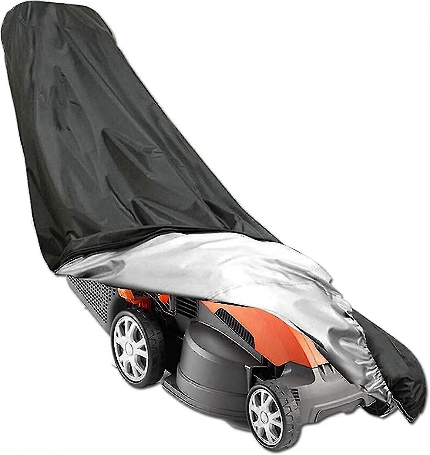 -ユニバーサル芝刈り機カバー - 193 * 112 * 63.5cm全天候型芝刈り機保護カバー、引き紐と収納バッグ付き