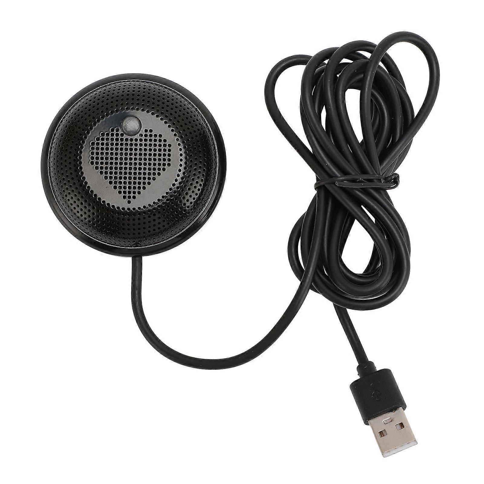 USB Wired Conference Microphone, Noise Reduction, 360° Omnidirectional Voice Pickup, for Phone, Computer, Voice, Video, Live Streaming