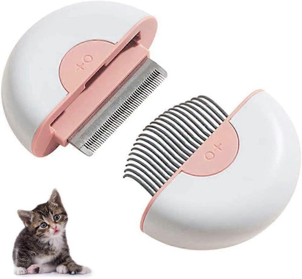 2 In 1 Pet Comb, Mini Cleaning And Massage Comb For Long And Short Haired Pets