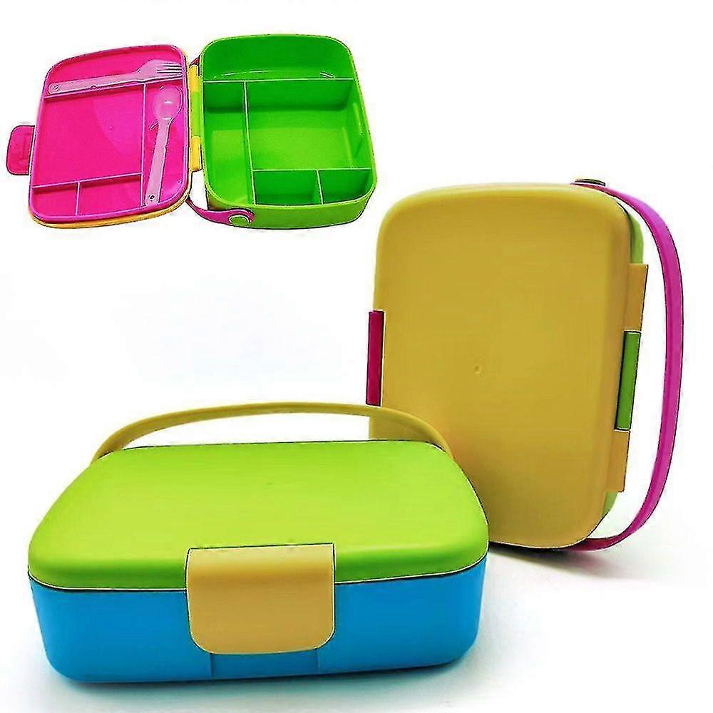 Compartment Lunch Box Fresh-keeping With Handle Bento Box Portable Lunch Box