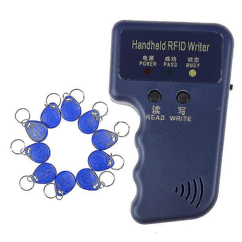 125khz Handheld Rfid Writer/ Copier/ Readers/ Duplicator With 10pcs Id Tags