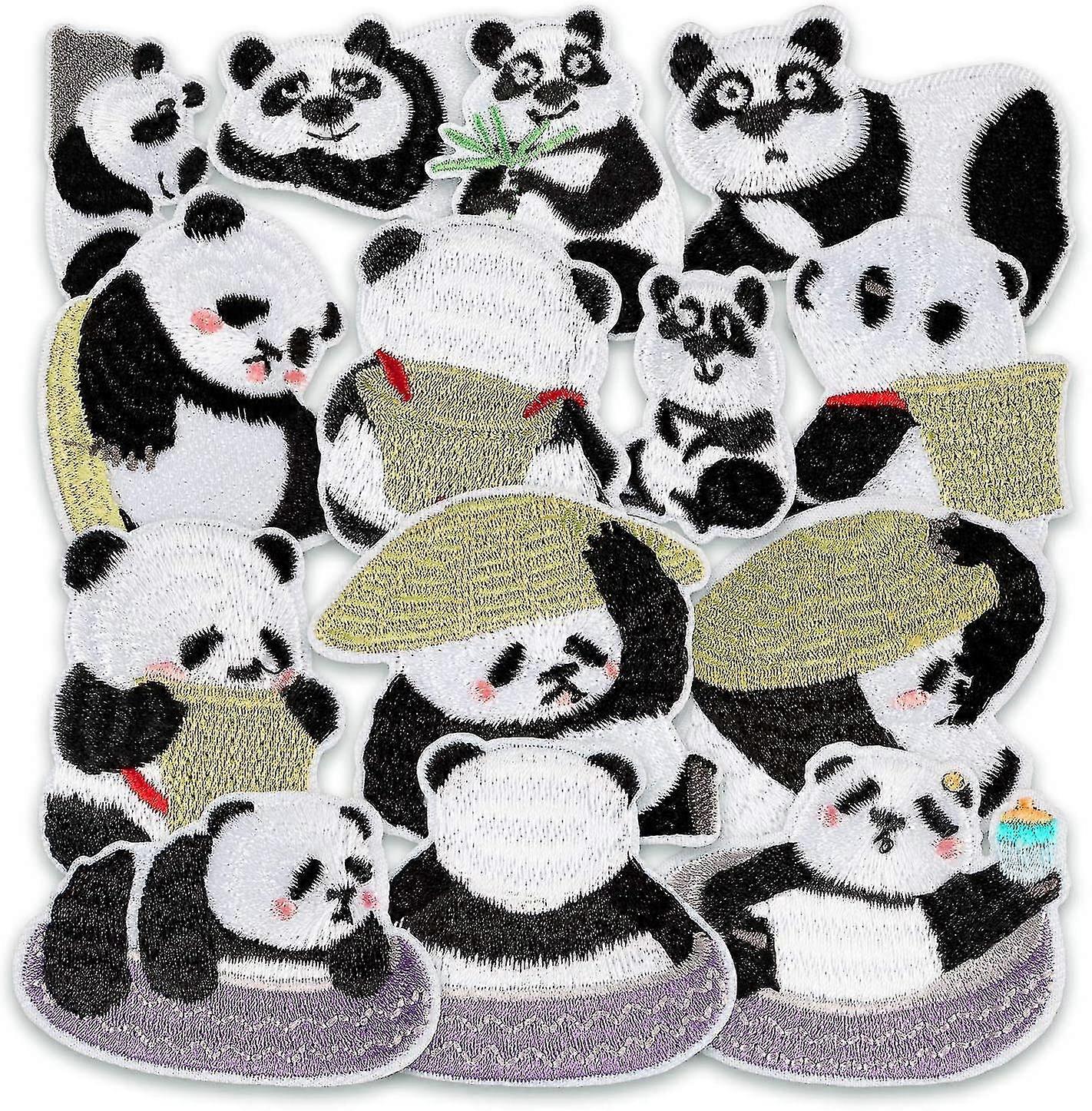 Iron-on Patch-uri, 20 buc Patch-uri pentru haine Flori Patch-uri Appliqu Patch-uri