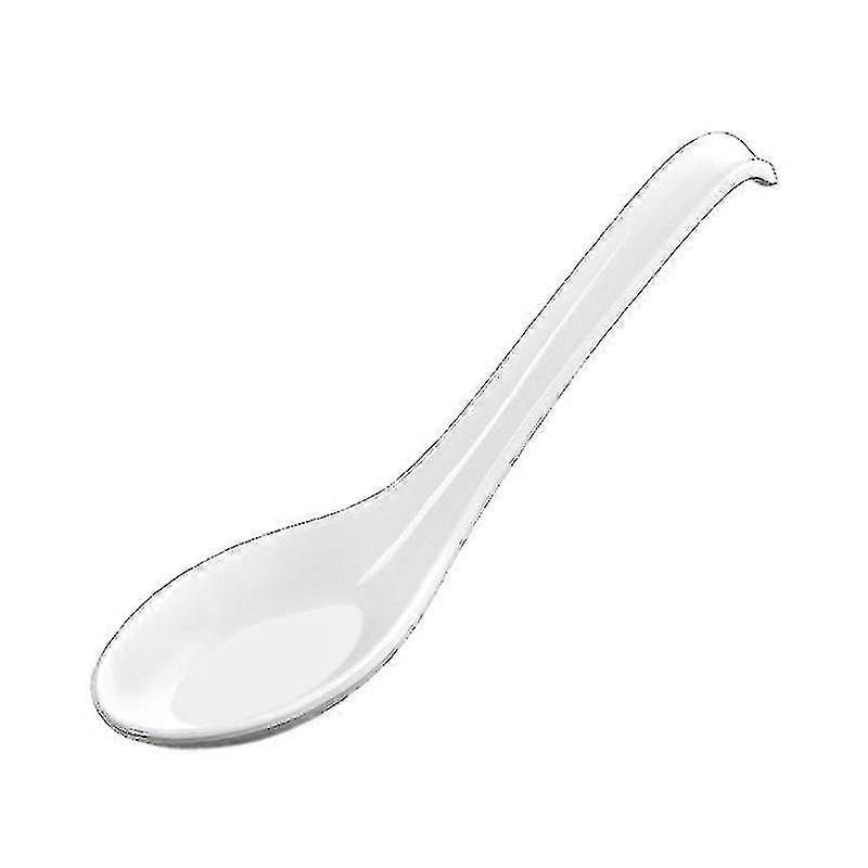 4pcs White Plastic Spoon 5113