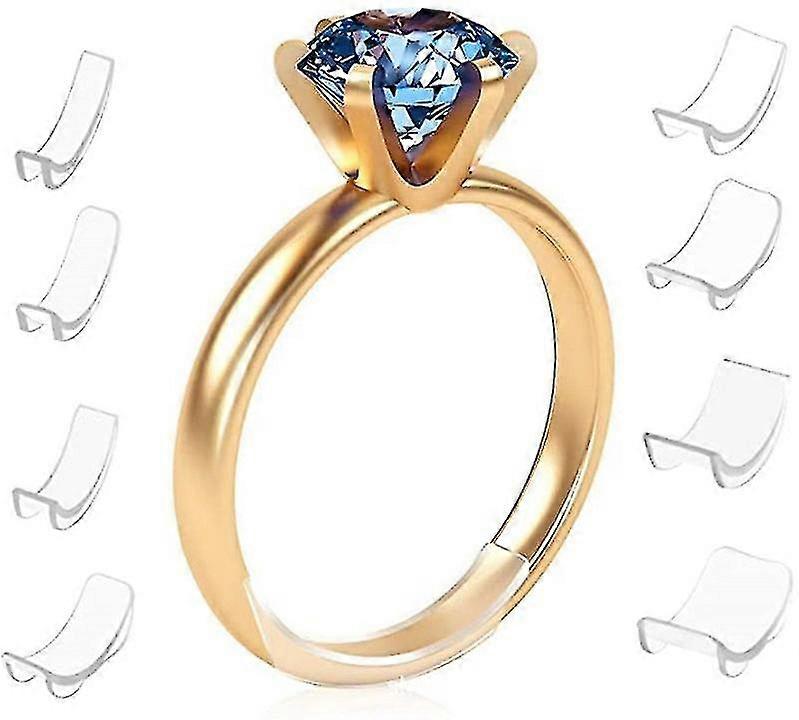 8pcs Ring Size Adjuster Invisible Ring Size Adjuster Ring Size Adjustment