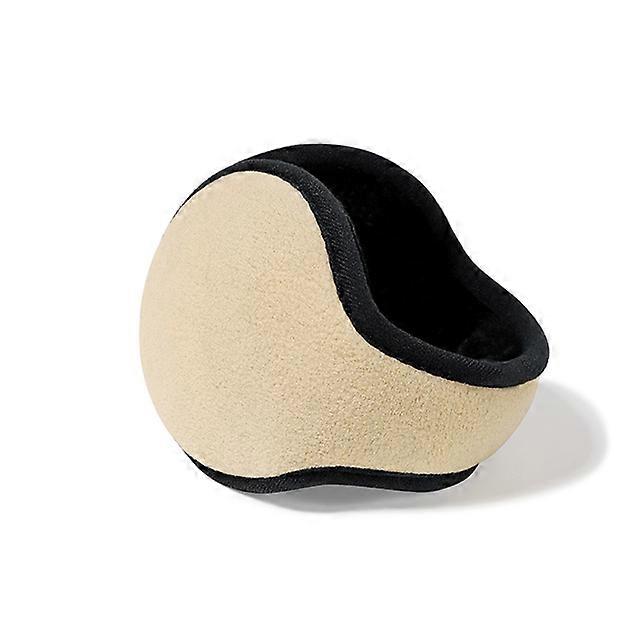 Winter Men Cold Protection Earmuffs Solid Color PracticalKeep Warm Plush Aldult Ear Mask Back Wearing Folding Earmuff