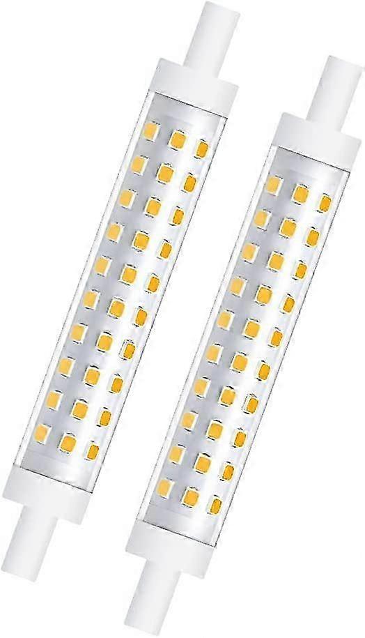 R7s 118mm LED電球、10W、J118 220V 1000,100W ハロゲンナチュラルホワイト 4000K(調光不可、2個入り)[エネルギークラスA++]