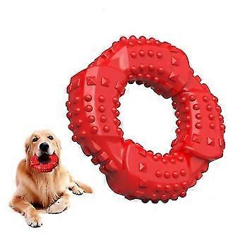 Dog Chew Toys For Aggressive Chewers Large Breed, Non-toxic Natural Rubber Long Lasting Indestructible Dog Toys, Tough Durable Puppy Chew Toy,red