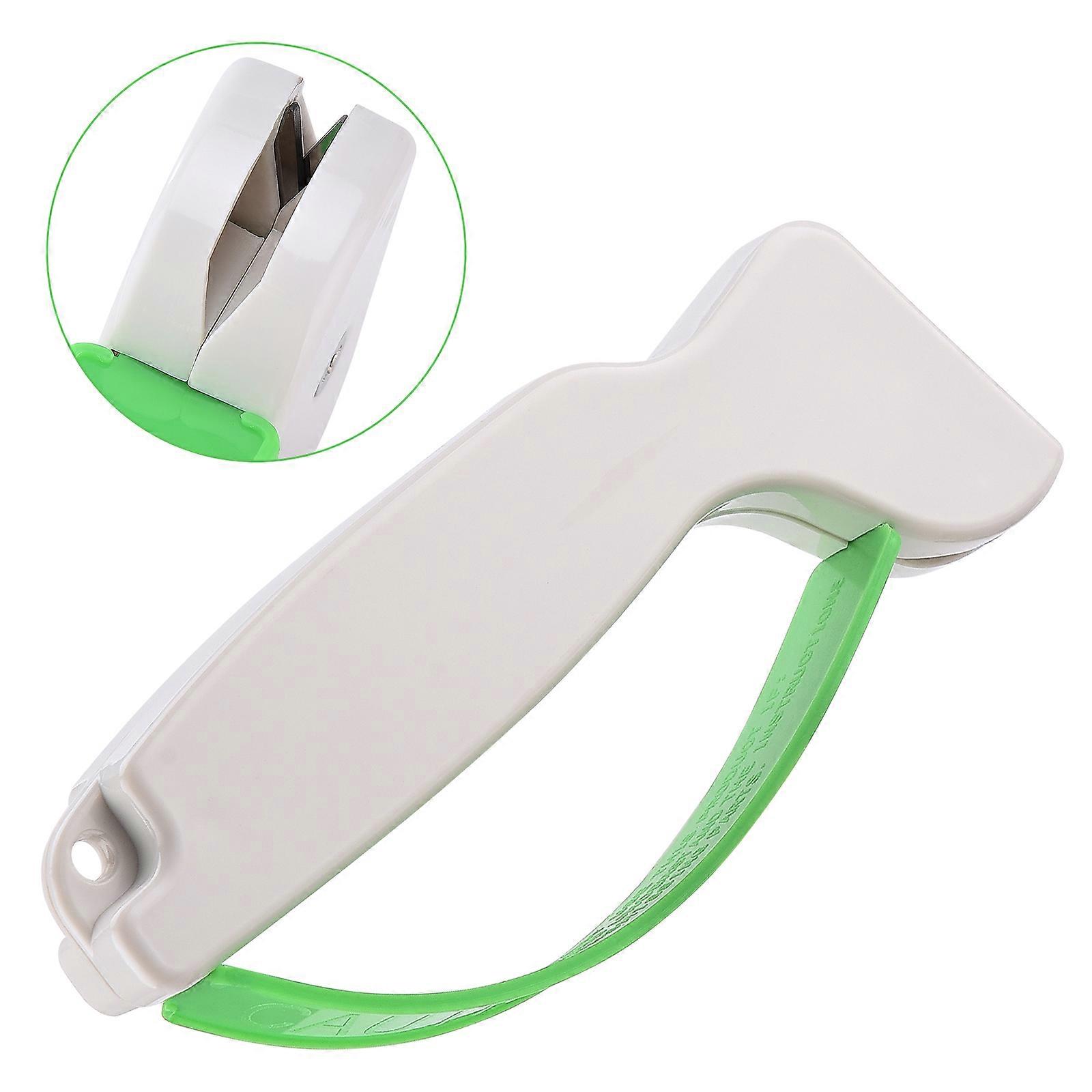 Portable Whetstone Stick Kitchen Knife Sharpener with Hand Guard
