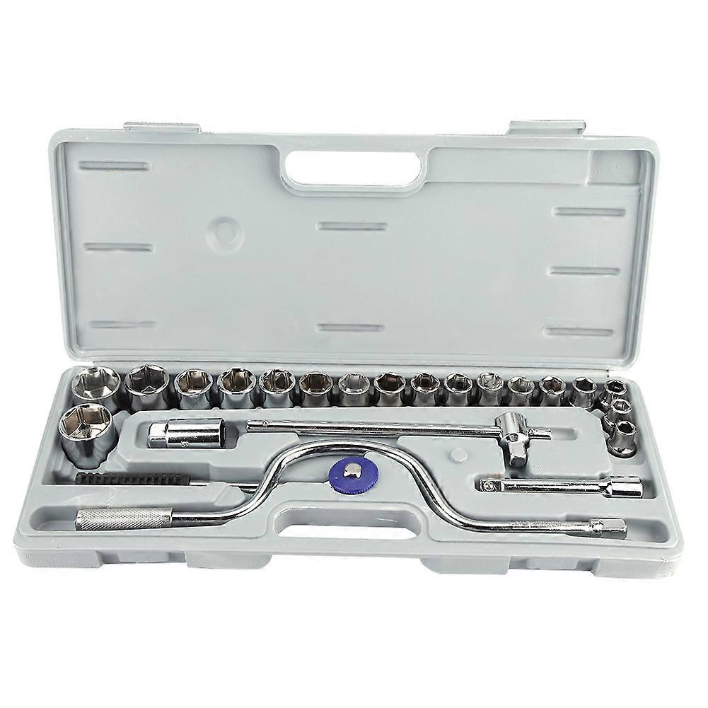 25pcs Socket Wrench Set Combination Hardware Repair Tool Kit