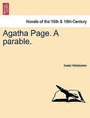 Agatha Page A parable