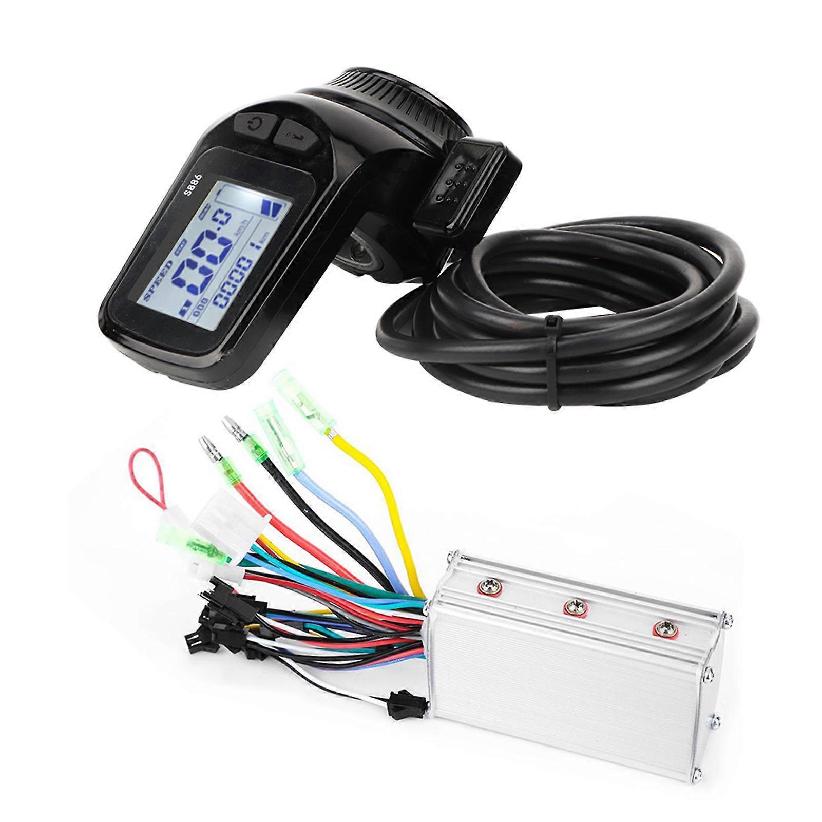 36V 350W wasserdichtes LCD-Display-Panel-Elektrofahrrad-Scooter-Brushless-Controller-Kit