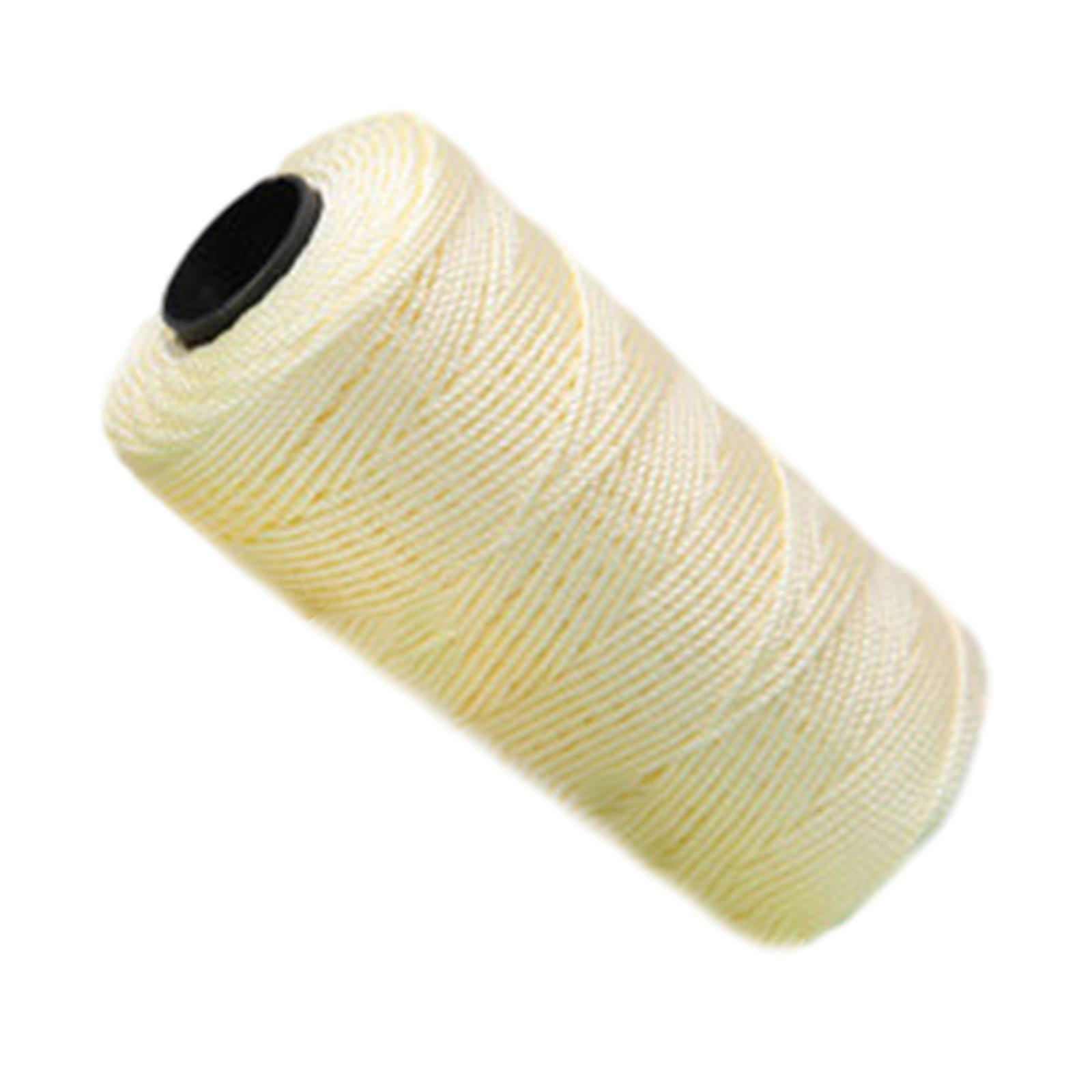 Polyester Threads for Hand Stitching Quilting Sewing Machine Twine Twisted Thread String Professional Needlework Tool  02 milky white