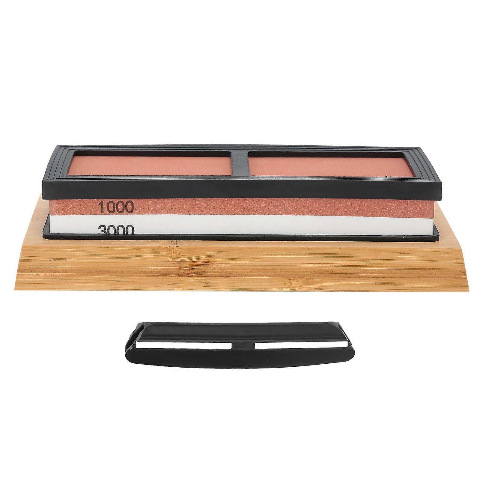 Whetstone Set White Corundum DoubleSided Outdoor Household Kitchen Knife Sharpener