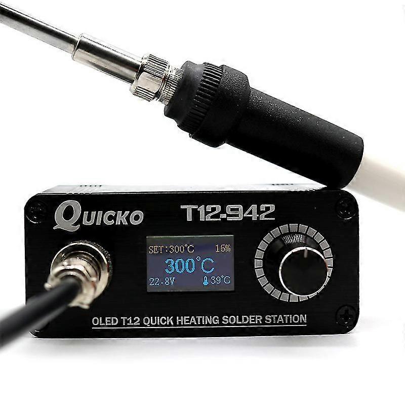 T12-942 Mini Oled Digital Soldering Station T12-907 Handle +t12-k Tip Shytmv